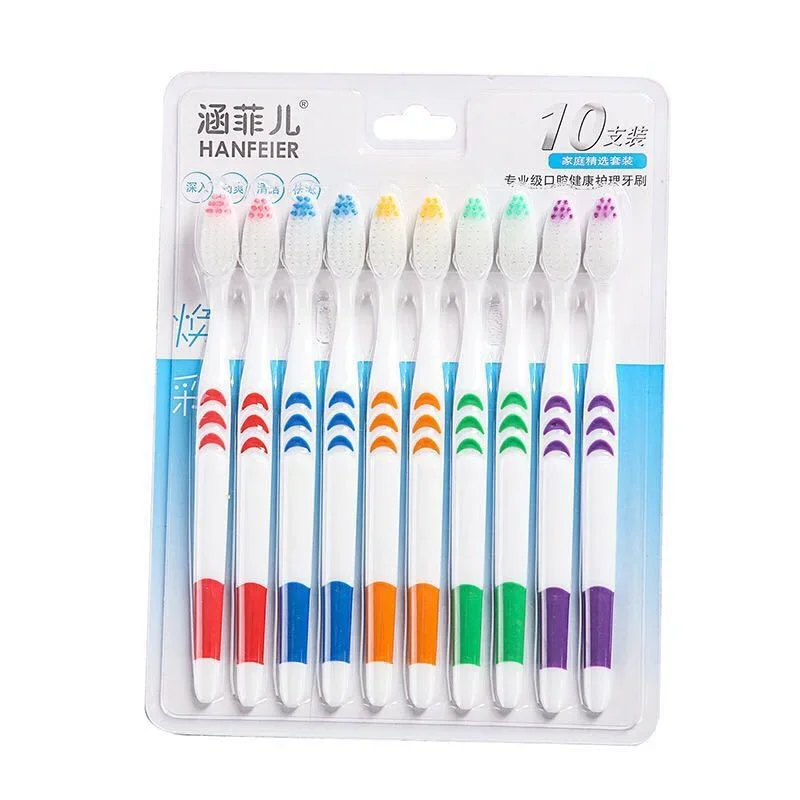 10pcs Ultra Soft Bamboo Charcoal Nano Toothbrush Tooth Brush Oral Health Care New Brush