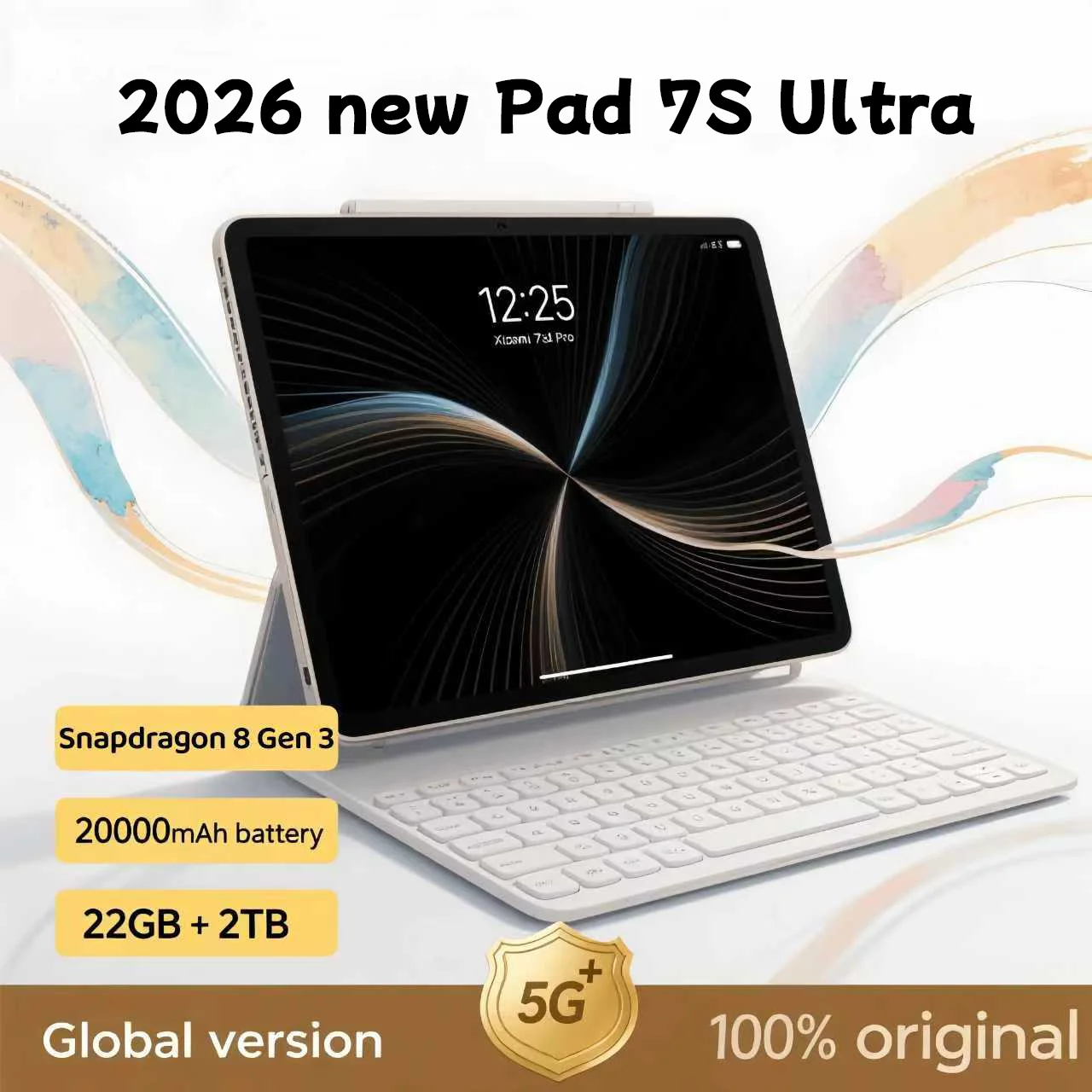 �y�Z�[�����z2026�N�V�^�I���W�i���O���[�o���Ń^�u���b�gPC Pad 7 Pro�ASnapdragon 8gen3���ځAAndroid 14 HD 4K�A22GB + 2TB�A�f���A��SIM 5G�����WIFI�Ή�