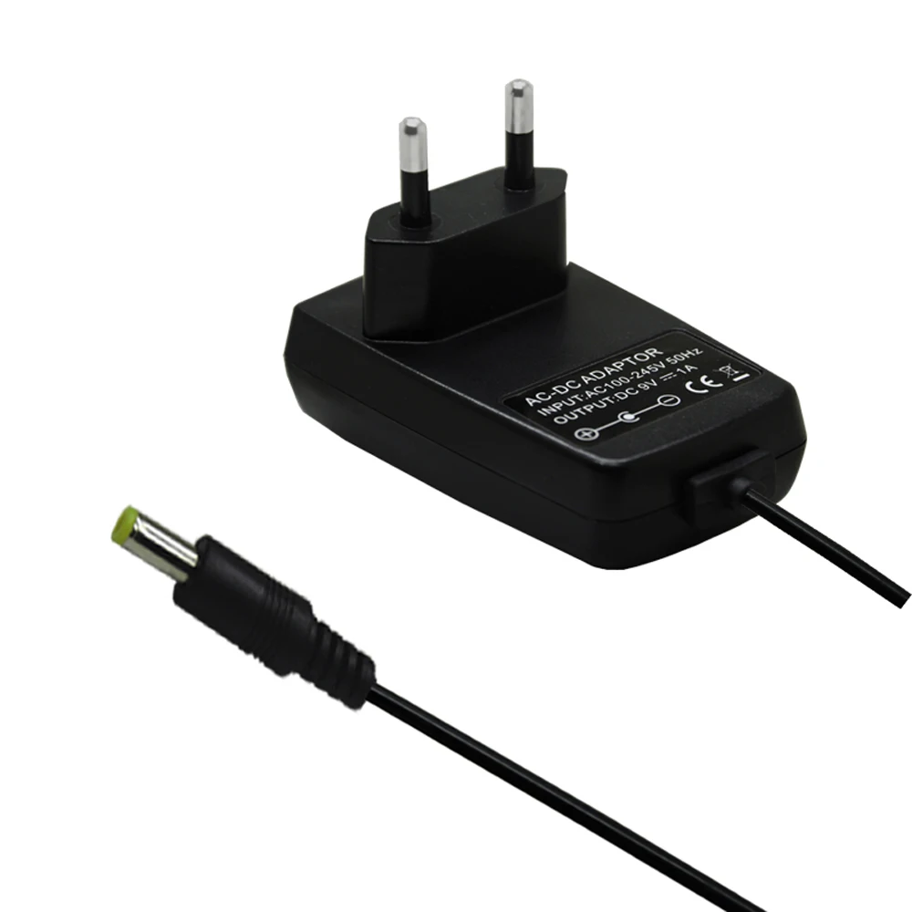 Wtyczka UE Adapter AC zasilacz do konsoli gry NES ładowarka AC100-245V 50Hz DC 9V 1A