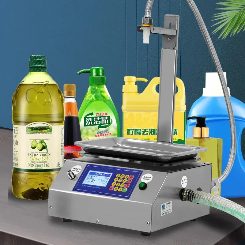 Разливочная машина для жидкости с цифровым управлением, разливочная машина для алкогольных напитков, парфюма, сока, молока, маленькие бутылки, разливочная машина с большим потоком
