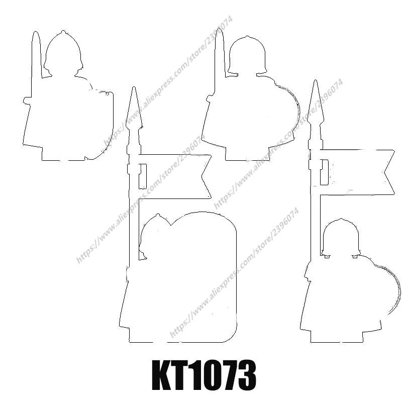 

1 шт. средневековые фильмы Рыцари фигурки-Конструкторы Игрушки KT1073 XP554 XP555 XP556 XP557