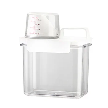 세탁 비즈 오트밀 애완 동물 식품용 세제 저장 탱크, 세척 분말 저장 버킷