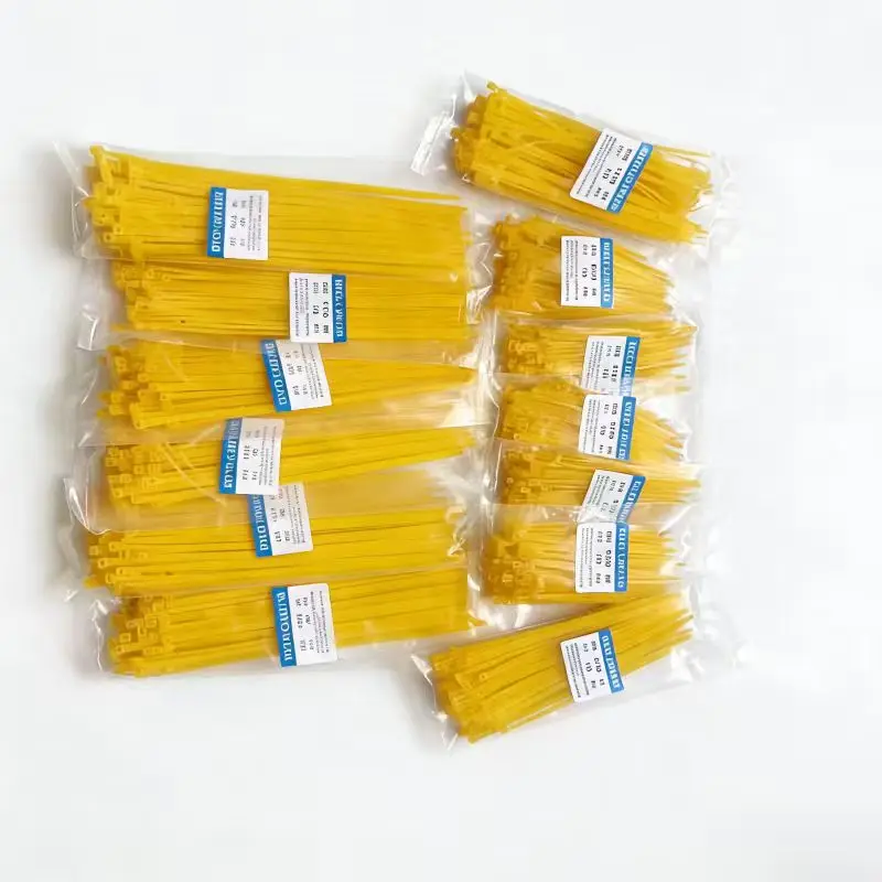 Multi Color 3*100 -4*300100PCS Self-Locking Nylon Cable Tie Quickly Bundle Plastic Loop Wire Wrap