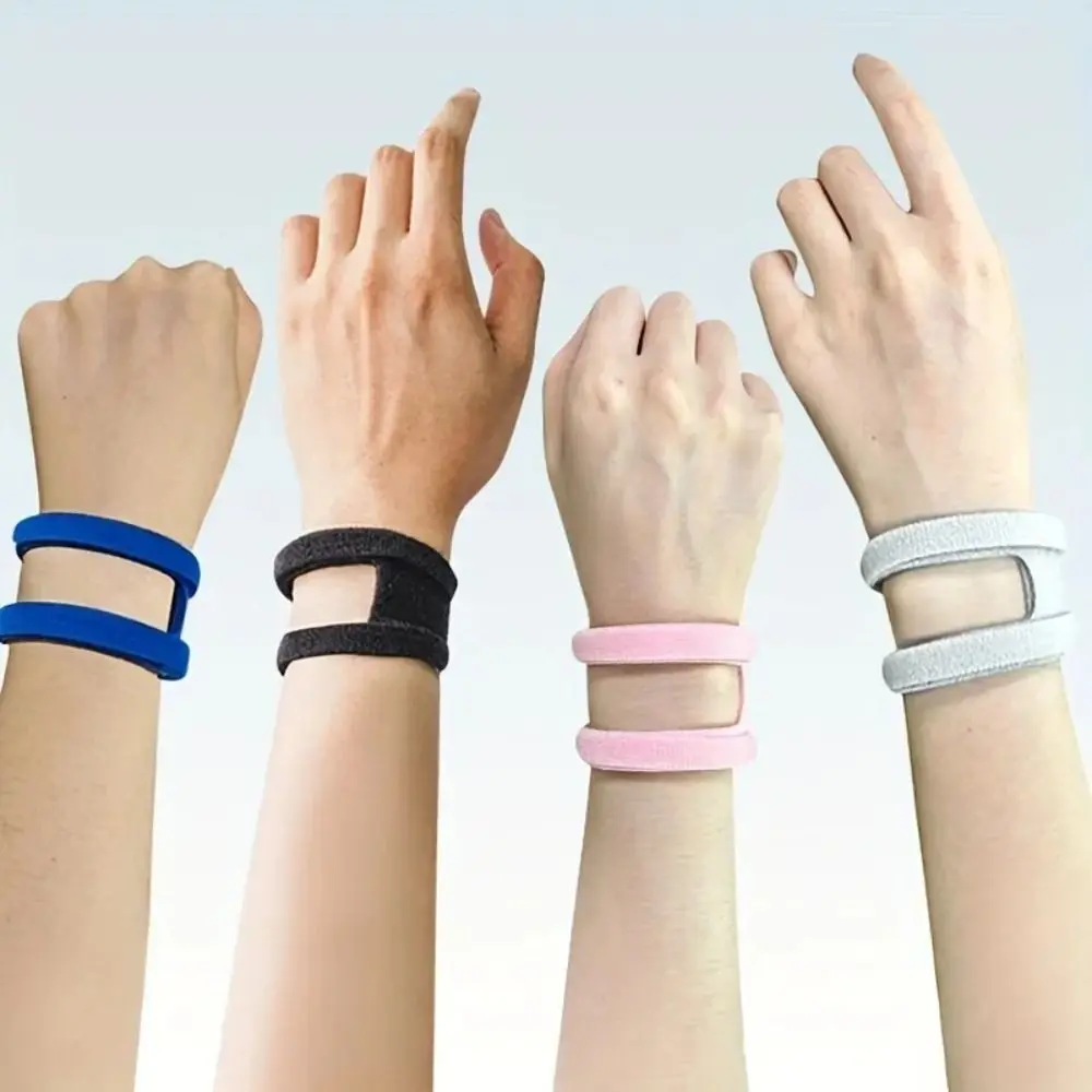 Nueva pulsera elástica de protección a presión para deportes al aire libre, cómoda pulsera de color sólido, pulsera para fitness, protección de articulaciones