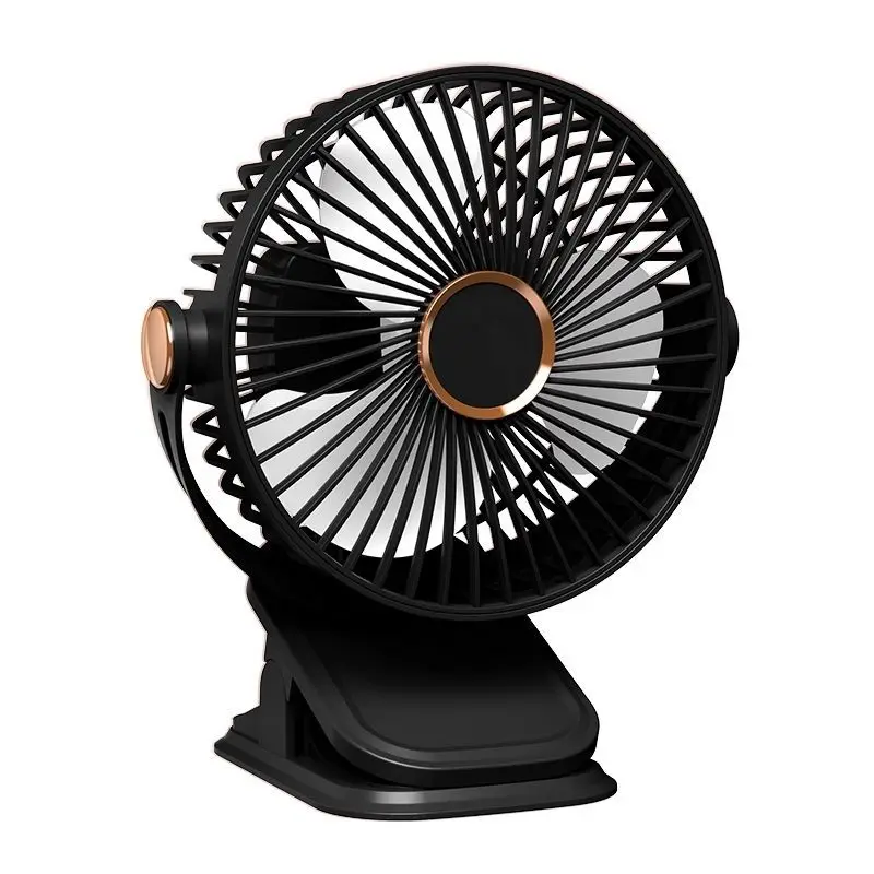 

Clip fan USB charging, black fan desktop mini clip type