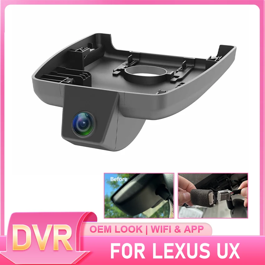 Car DVR Dash Cam Camera VIdeo Recorder For Lexus UX 300h 260h 250h 200 2019-2025 for Lexus UX300h UX260h UX250h UX200 OEM style