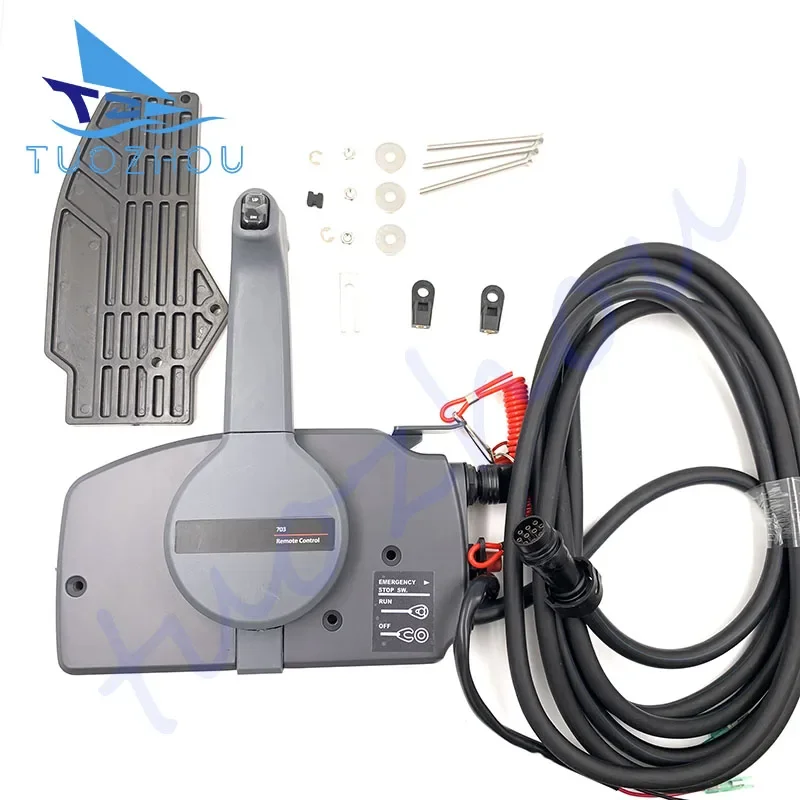 

703-48205 Outboard Engine Remote Control Box Assy 10 Pins Push To Open For NEW Yamaha Boat Motor 703-48205-16-00 703-48205-16