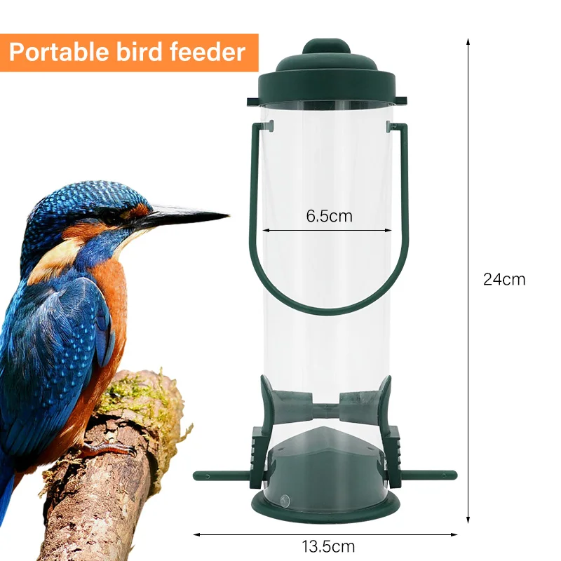 Outdoor hängende Kolibri Feeder abnehmbare auslaufs ichere Vogel häuschen Lebensmittel behälter für Garten Hof Dekor