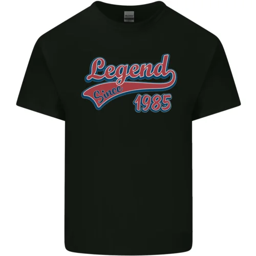 Legende Sinds 39e Verjaardag 1985 Heren Katoenen T-Shirt T-Shirt T-Top