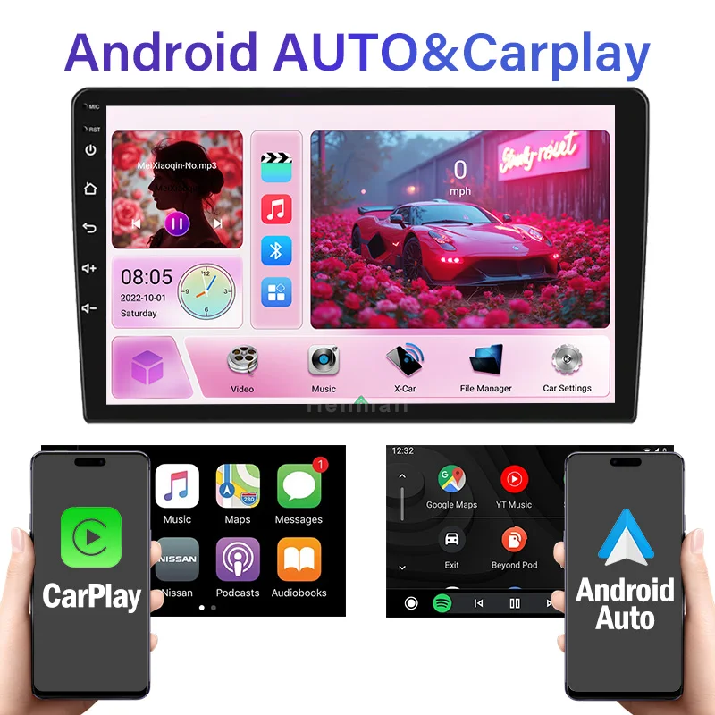 Qualcomm Snapdragon 9 Inch IPS Screen Universal Android 2 Din Car DVD Player Car Stereo CarPlayer