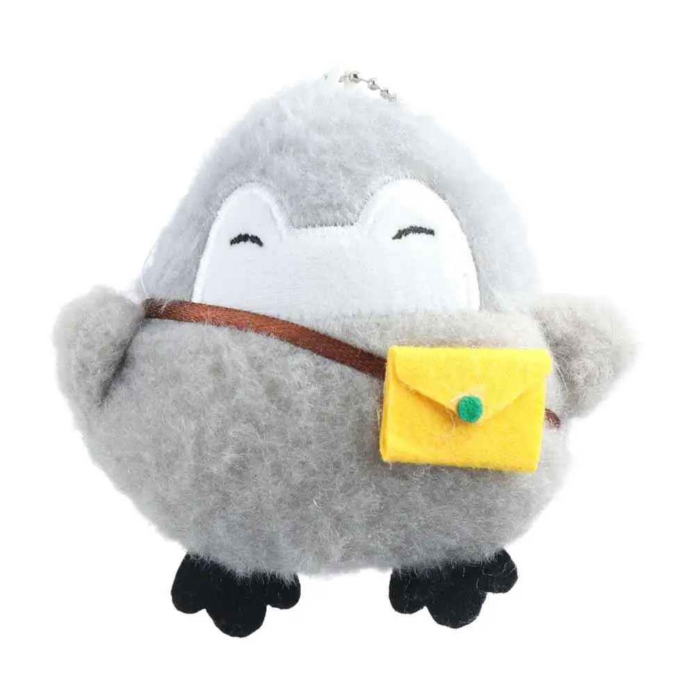 투명 플러시 펭귄 배낭 대용량 동전 지갑 만화 인형 가방 펜던트 JK 로리타 어린이 Schoolbag 레이디