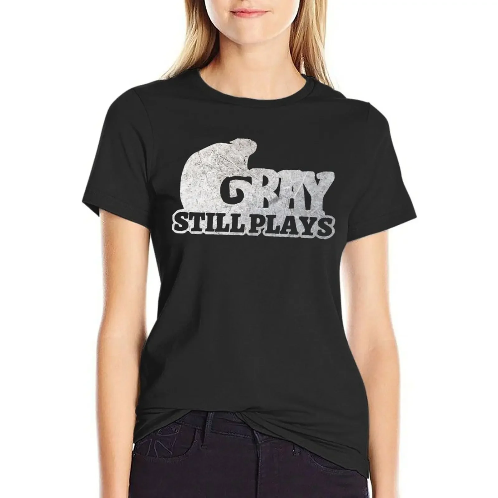 

graystillplays T-Shirt korean fashion Aesthetic clothing sweat hippie clothes t-shirts for Women graphic tees