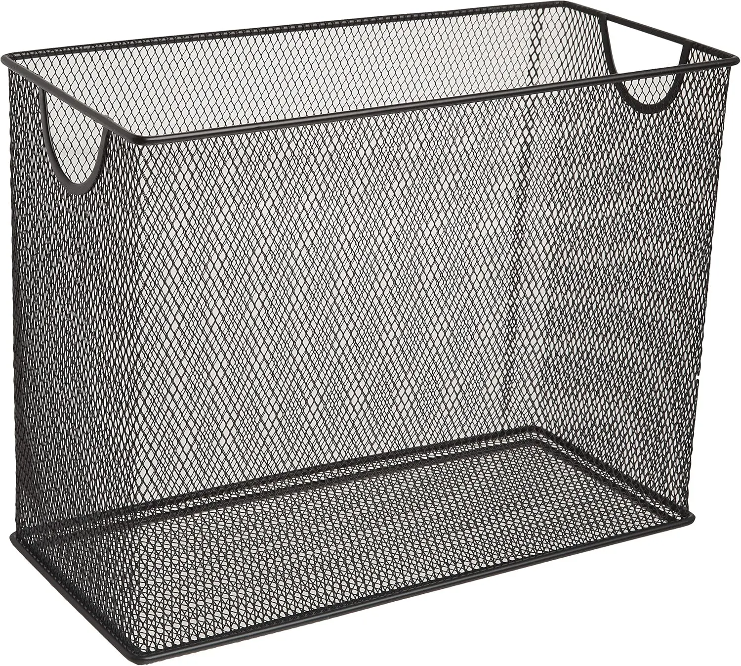 

Desktop Hanging File Organizer, Black Mesh Steel, Letter Size, for Office Desk