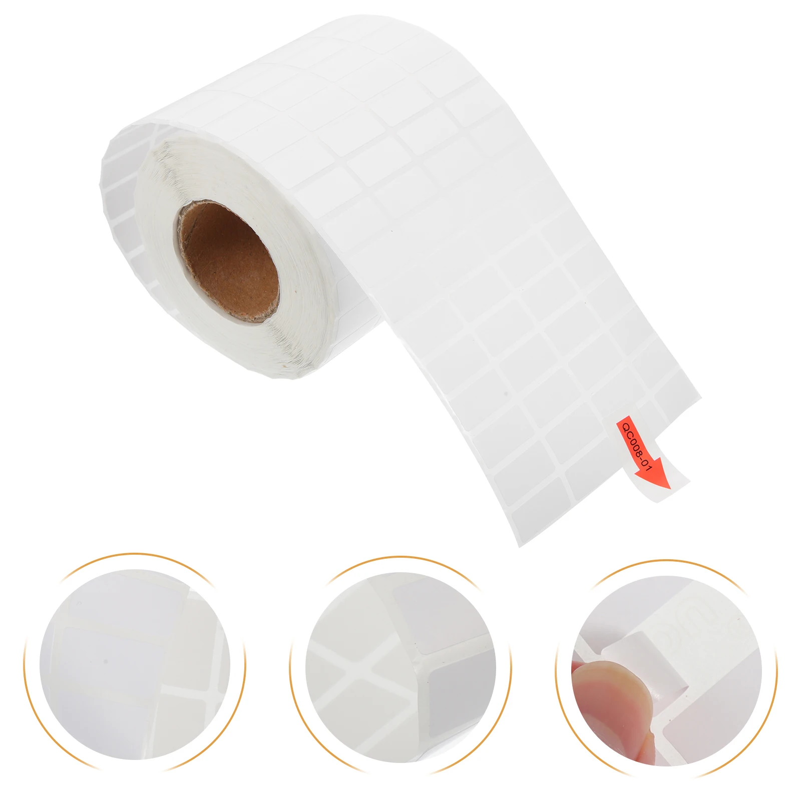 

1 Roll Multi-Function Blank Bottle Labels Back Adhesive Home Organization Classified Tag Label Stickers For Storage Boxes
