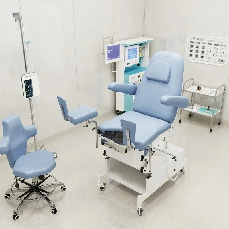 Hot Sales 3 Motors Gynecological Bed Woman's Hospital Beds Examination Beds Medical Adjustable Examination Chair
