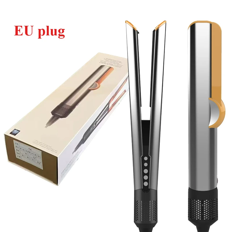 2-in-1 Professioneller Haarglätter & Haartrockner Styling-Tool mit Heizfunktion, Glätteisen mit negativen Ionen für langanhaltendes Styling