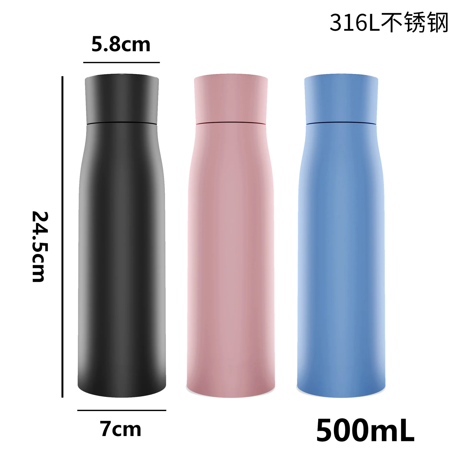 Hot selling UV water purifier with temperature display self-cleaning water bottle