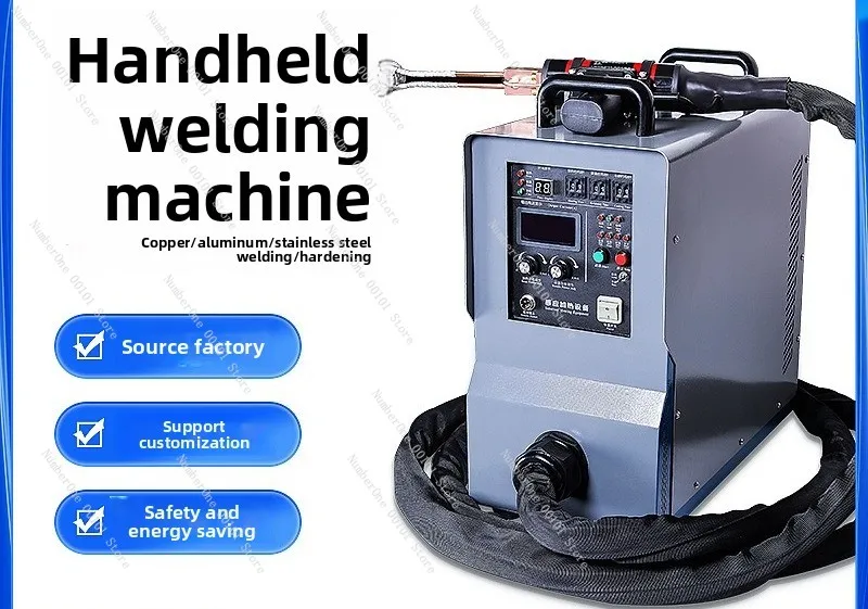 Handheld High Frequency Induction Heater, Industrial Metal Quenching Welding Machine, Small Multifunction Mechanical Tool