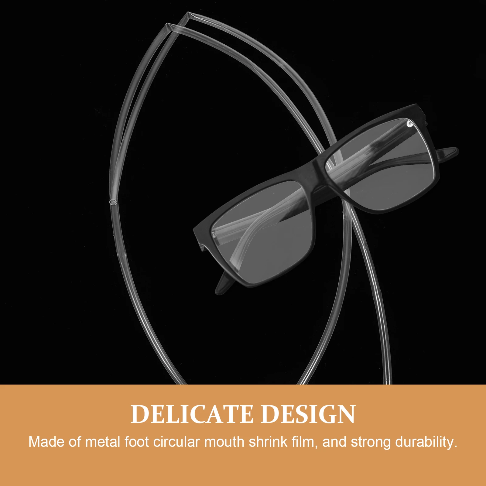 

Glasses Temple Tips 1M PVC Soft Anti-skid Retainers Heat Shrink Tubing Ear Grips Replaceable Hooks Eyeglass Accessories