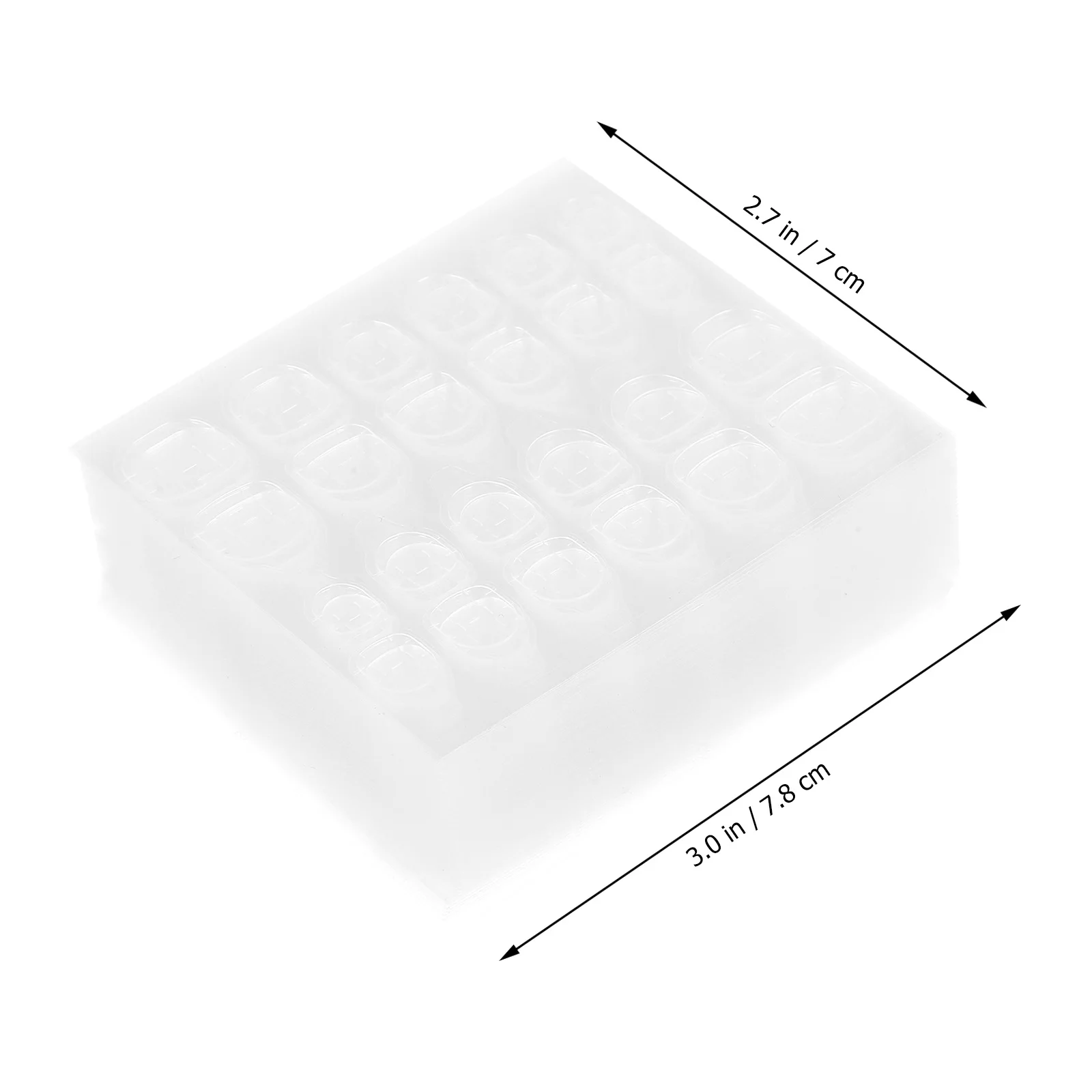 مقاوم للماء للضغط على الأظافر، علامات تبويب لاصقة شفافة، سهلة الإزالة وقابلة لإعادة الاستخدام، ملصقات غراء ذات مظهر لامع، اضغط على الأظافر #3