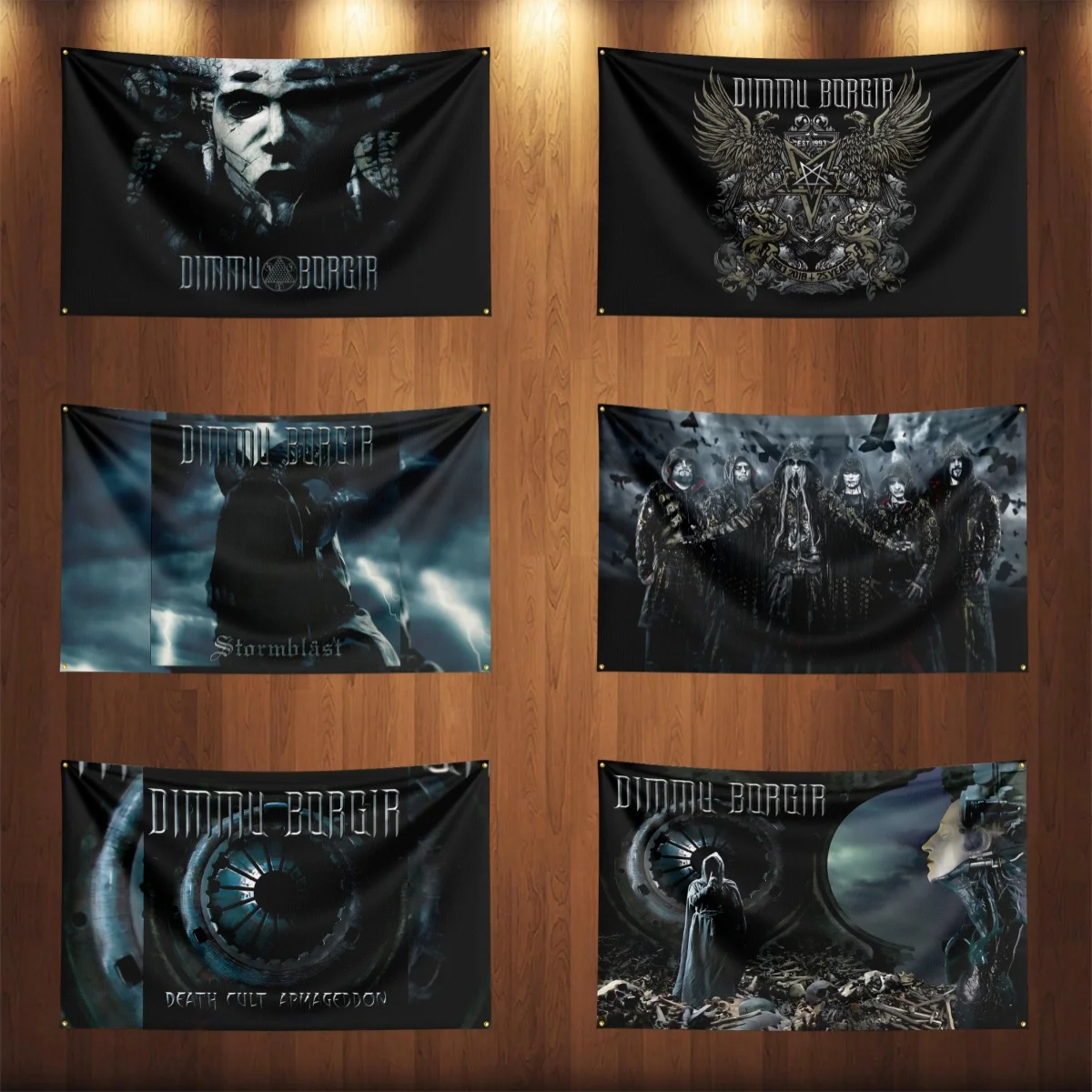 

3x5 Ft Heavy Rock Band D-Dimmu-Borgirs Flag Polyester Digital Printing Banner for Bedroom Wall Art Out Door Tapestry Decora