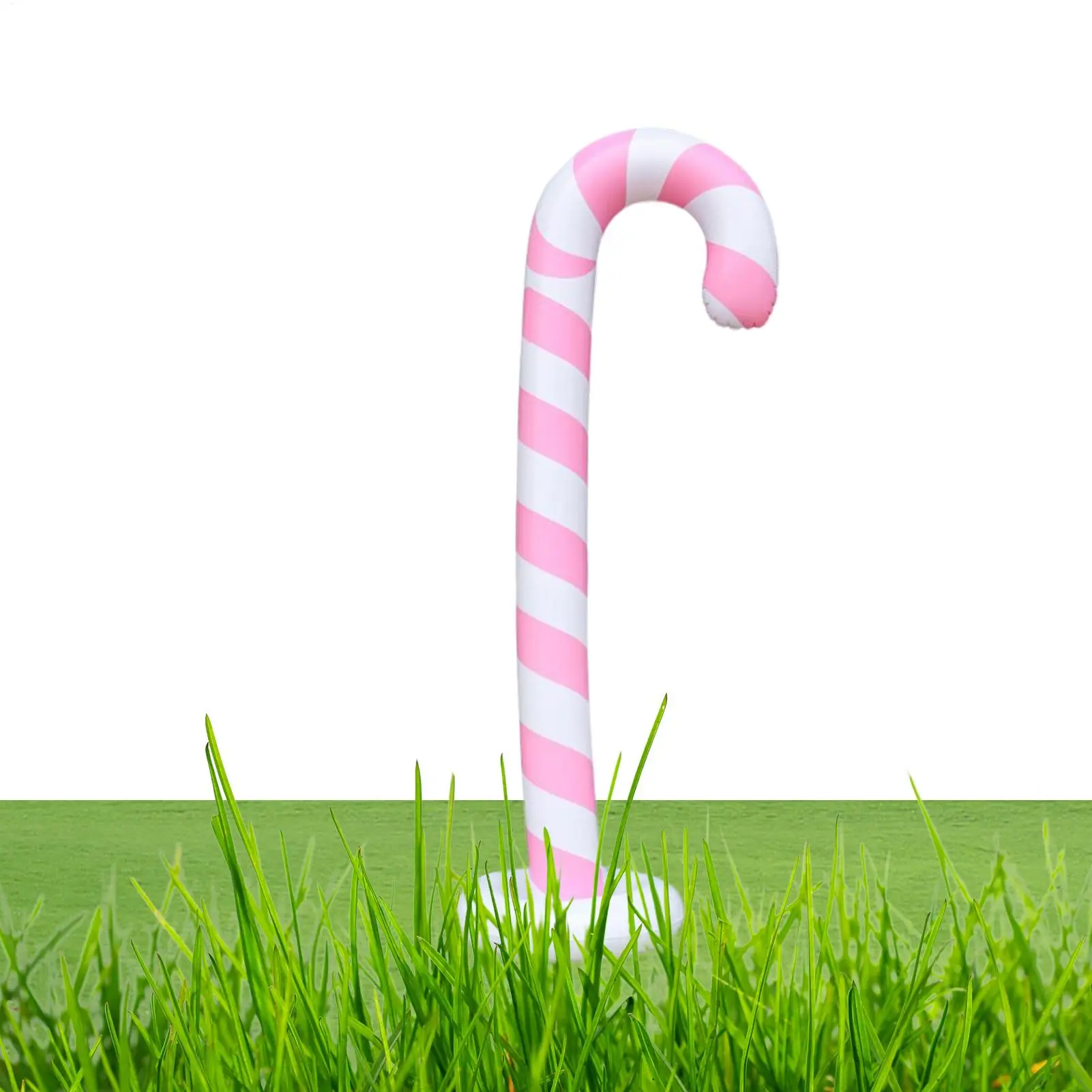 

Гигантские уличные рождественские украшения, 57 дюймов, реквизит для орнамента, большая конфетная палочка, надувная для дома, лужайки, праздника, вечеринки в помещении, сувениры