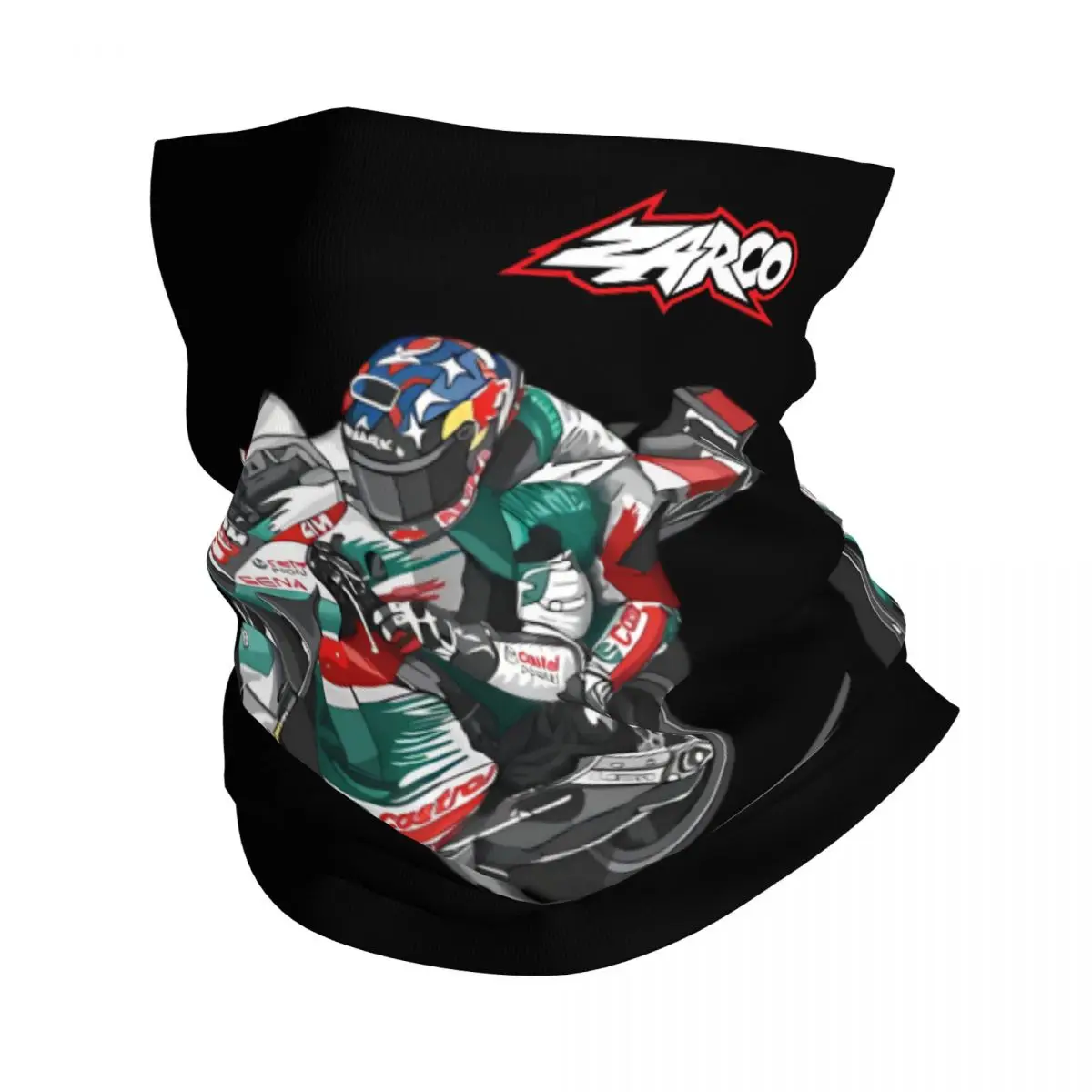 Silly Bandana Neck Gaiter Motorcycle Club Johann Zarco 5 Wrap Scarf Multifunctional Headwear Cycling Unisex Adult Windproof