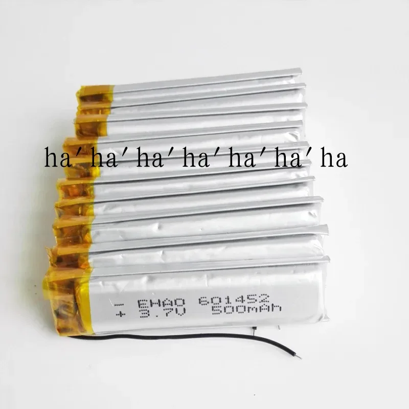 Batteria ricaricabile Lilo da 10 pezzi da 500 mAh per MP3 MID DVD GPS Bluetooth 601452