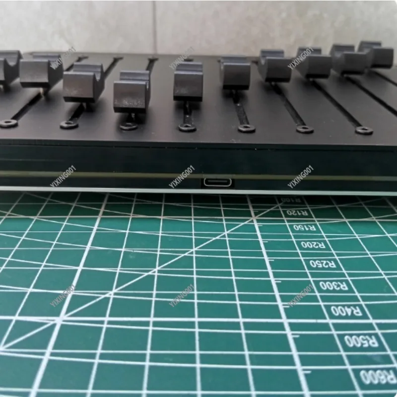 10-Channel USB MIDI Fader Controller - DJ Audio Mixer with Custom CC Software for Music Production