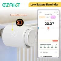 EZAIOT Tuya ZigBee Smart TRV Thermostatic Valve Thermostat Radiator Actuator Temperature Controller Voice Alexa Google Home Alic - Image 5