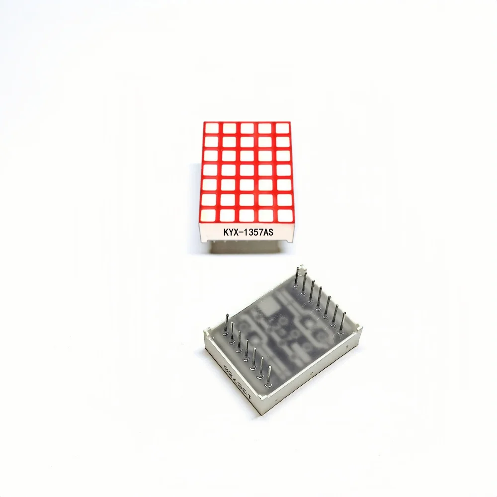 10PCS 3X3mm5X7 dot matrix display 20.5X28.5mm matrix screen 1357 series dot matrix display