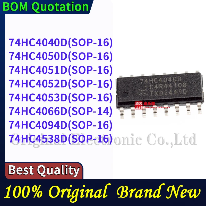 SN74HC4040D 74HC4050D 74HC4051D 74HC4052D 74HC4053D 74HC4066D 74HC4094D 74HC4538D YR-2596 PC shell