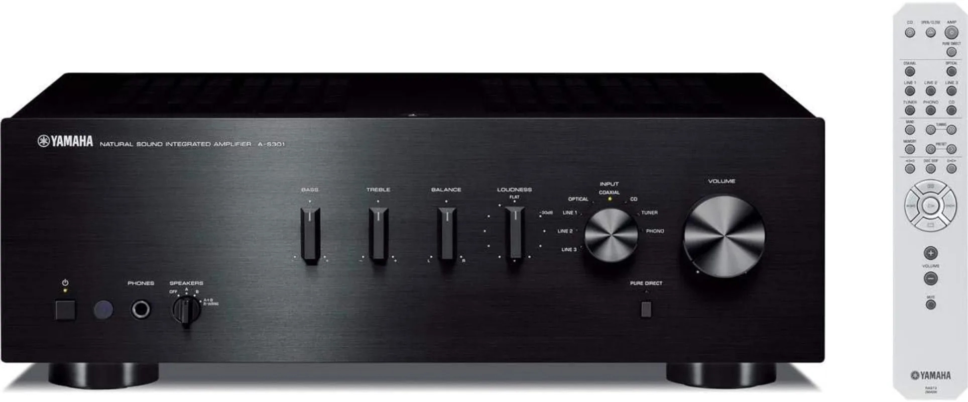 

A-S301BL Natural Sound Integrated Stereo Amplifier (Black)