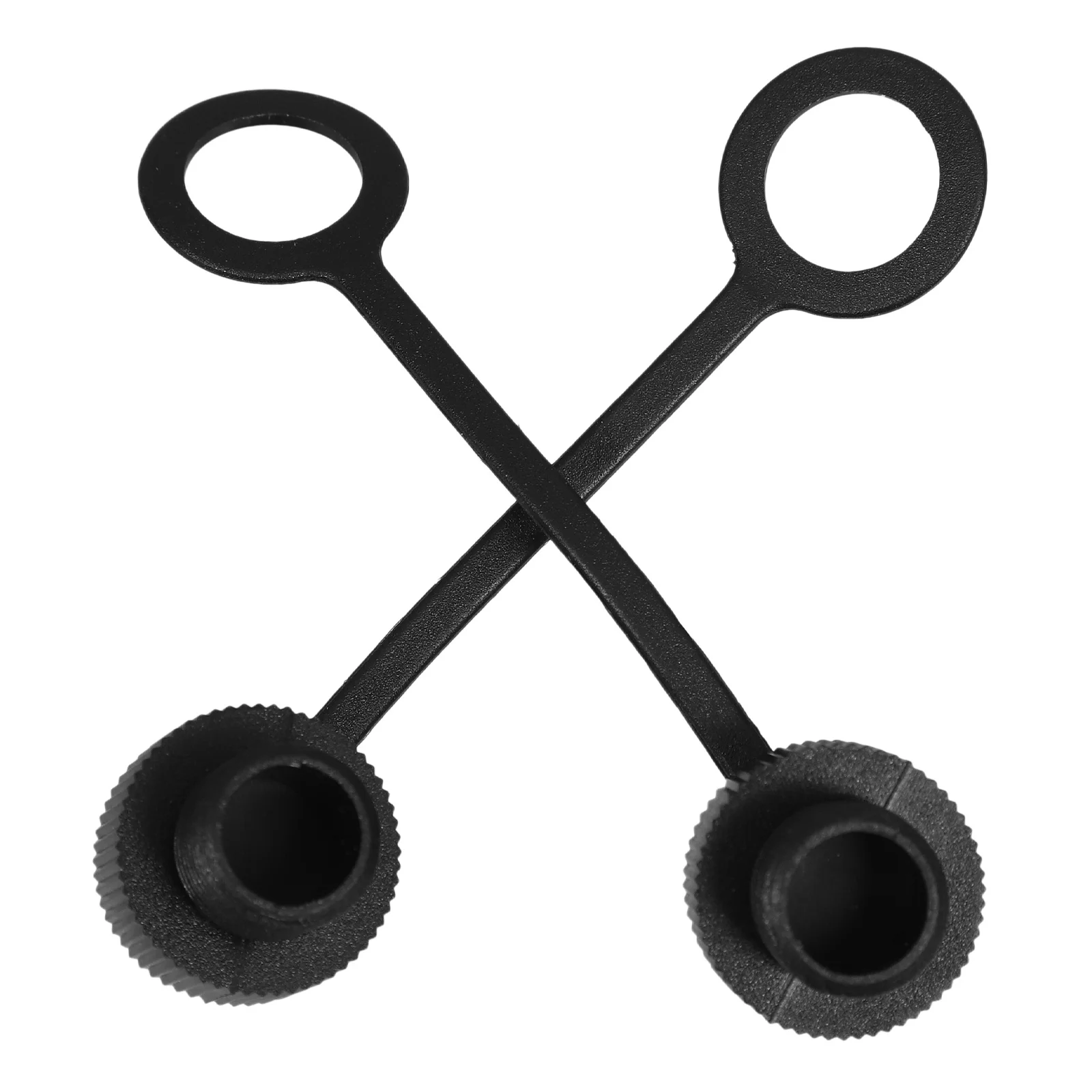 

2Pcs Waterproof Connector Dust Caps Plastic Protective Covers for Outdoor Indoor Cable Wire Connector Sealing Caps