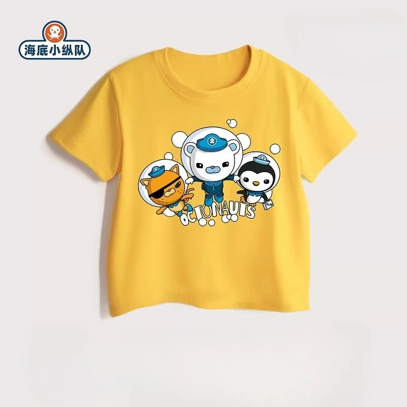 Potdemiel Octonauts Kids 100% Cotton T-Shirt, New Summer Style, Boys & Girls, Casual, Comfortable, Breathable Children's T-Shirt