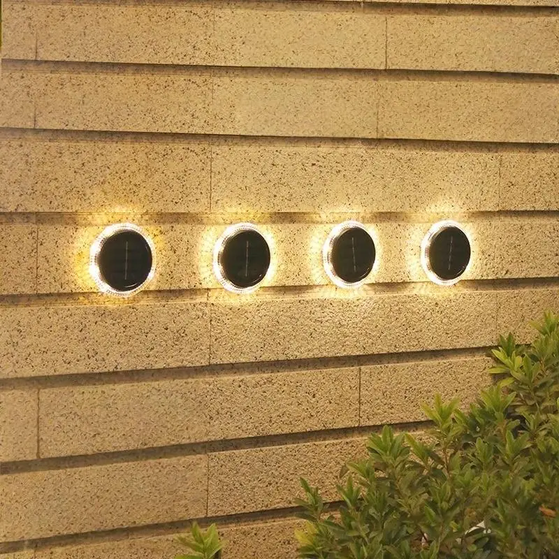 Solar Ground Light Solar Light Waterproof Warm Light Solar Garden Lamp Outdoor Courtyards Driveway Marker Light