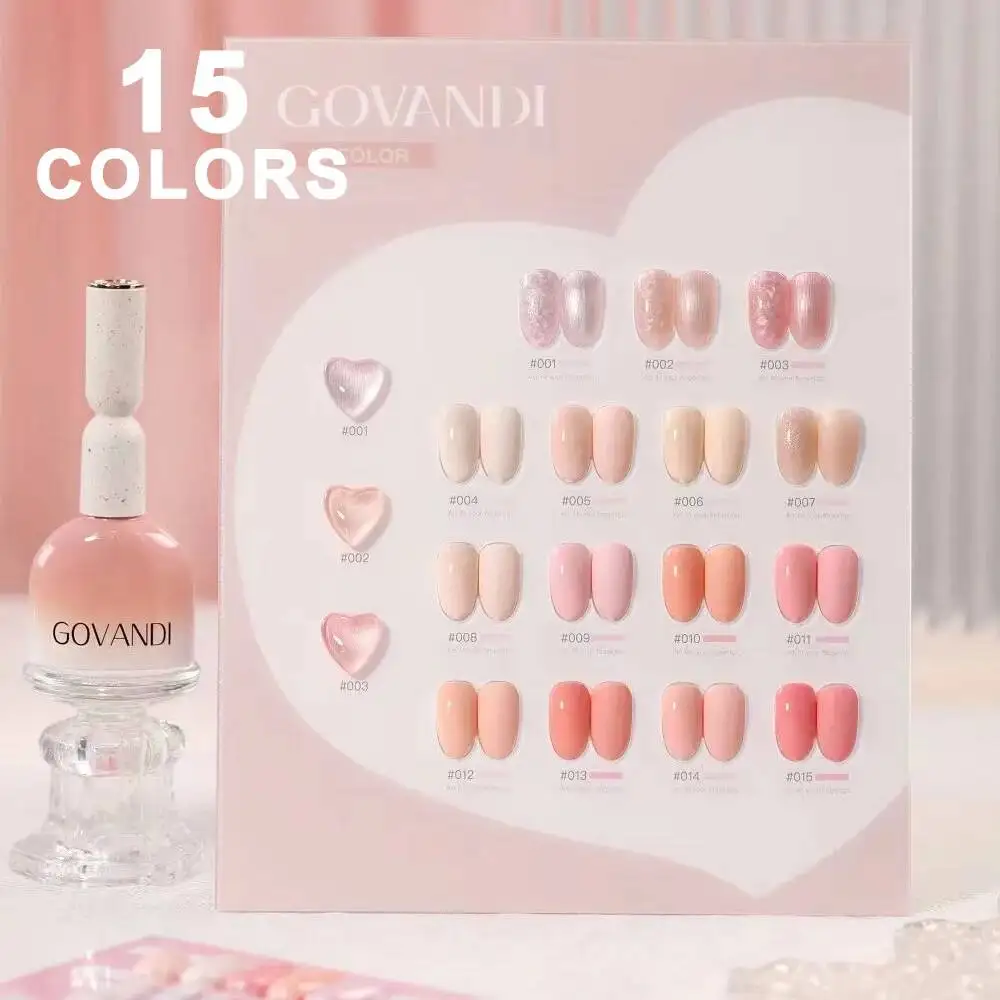 

Новинка! 15 цветов: розовый, персиковый, гель-лак для ногтей, УФ-гель, снимаемый замачиванием, для маникюра, гель-лак для ногтей