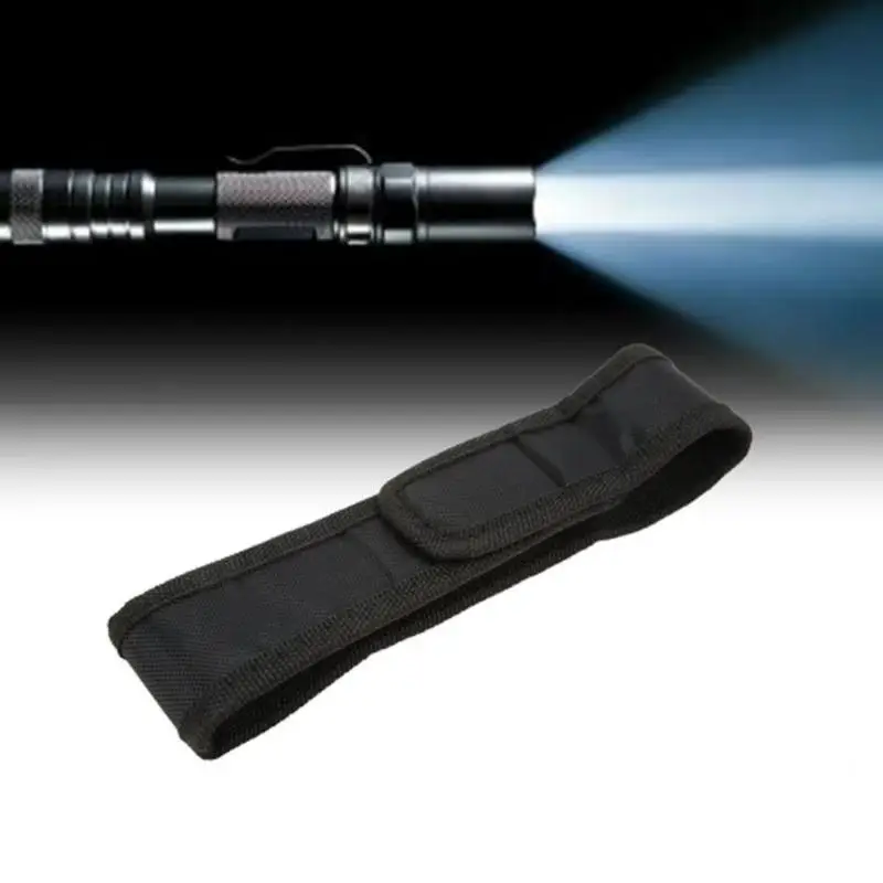 Hot Sale 17cm Nylon Flashlight Protective Case Suitable For LED Flashlights Universal Portable Outdoor Hiking Gear