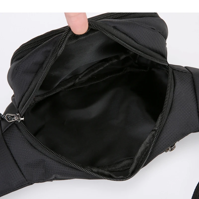 حقيبة رياضية للخصر على الصدر للجنسين - حزام قابل للتعديل، إغلاق بسحاب من النايلون المتين متعدد الجيوب، مناسبة للسفر والخارج #6