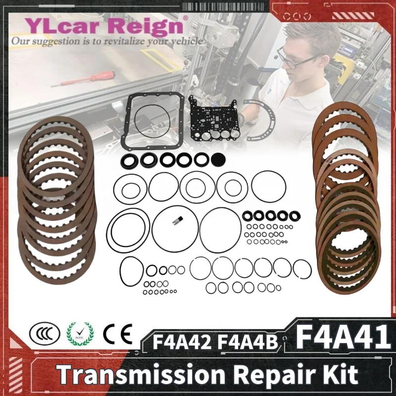 F4A41 F4A42 F4A4B Transmission Overhaul Repair Rebuild Kit Seal Gasket Clutch Plate Friction Gearbox Disc Kit For Hyundai KiA