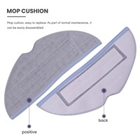A65Z 10 Pcs Mop Cloth Pads Replacement For Xiaomi Roborock S7 T7S T7 Plus Vacuum Cleaner Parts Microfiber Soft Pad