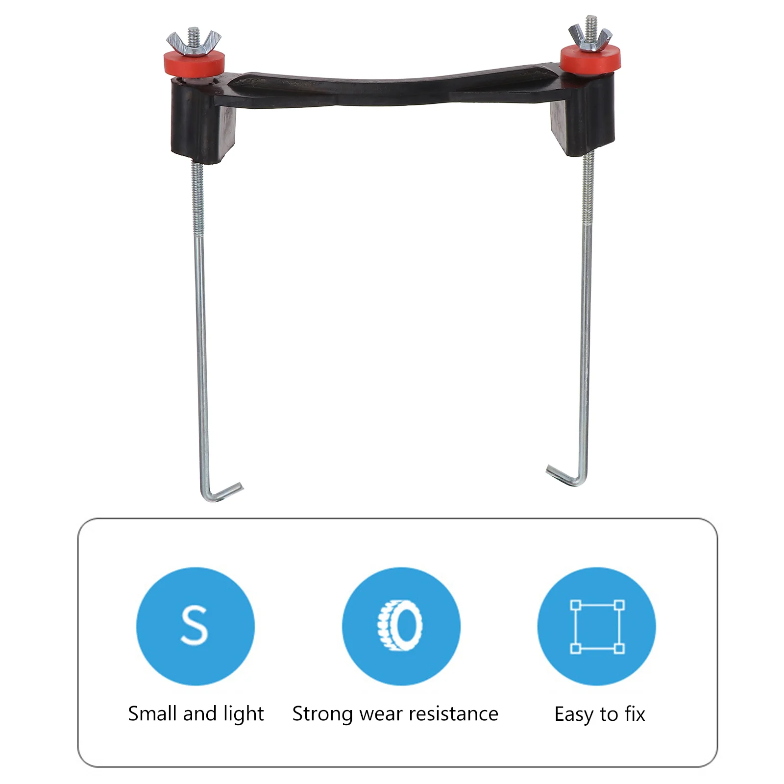 Fixing Bracket Hold Down Universal Car Clamp Rubber Holder Batteries Accessory with Bolts Retaining Tool Part J Hook