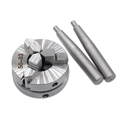 50mm Mini 3 Jaws CNC Wood Lathe Chuck High Precision Manual Lathe Chuck  M14 Metalworking Machine Accessories Tools