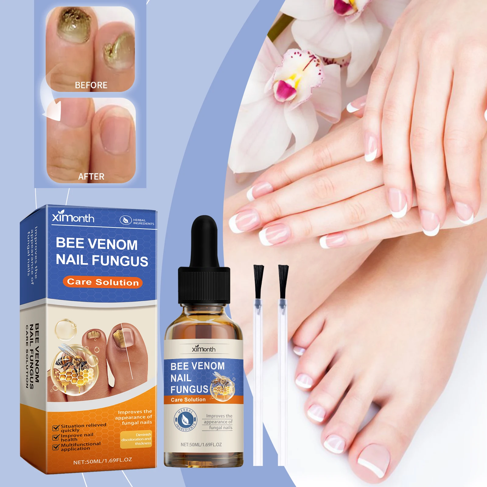 Nail Fungus Repair Nail Nourishing Lotion Hand Foot Nail Care Nail Treatment Cuticle Care Oil Home Nail Care For Women Daily Use