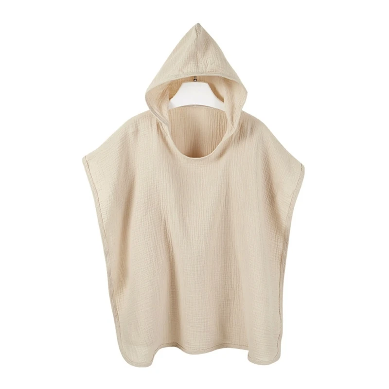 Serviette à Capuche en Coton Doux pour Bébé Garçon et Fille, Serviette de Bain, Peignoir, Vêtements de Nuit, Vêtements pour Enfants, Document Solide, Couverture Poncho pour Nourrisson