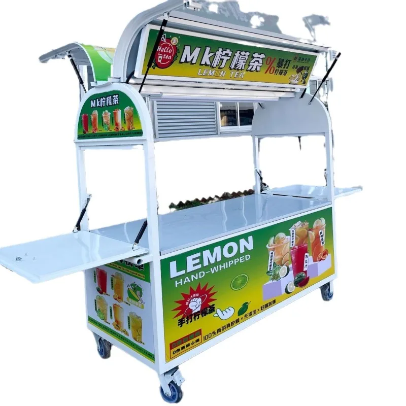 

Stall special trolley stall car promotional table small tasting display portable