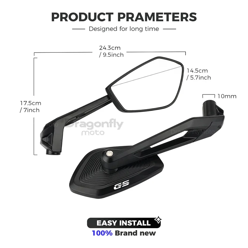 NEW Motorcycle Rearview Side Rear View Mirrors For BMW R 1250 GS R1300GS R1200GS LC ADV Adventure S1000XR F900R/XR F850GS F750GS