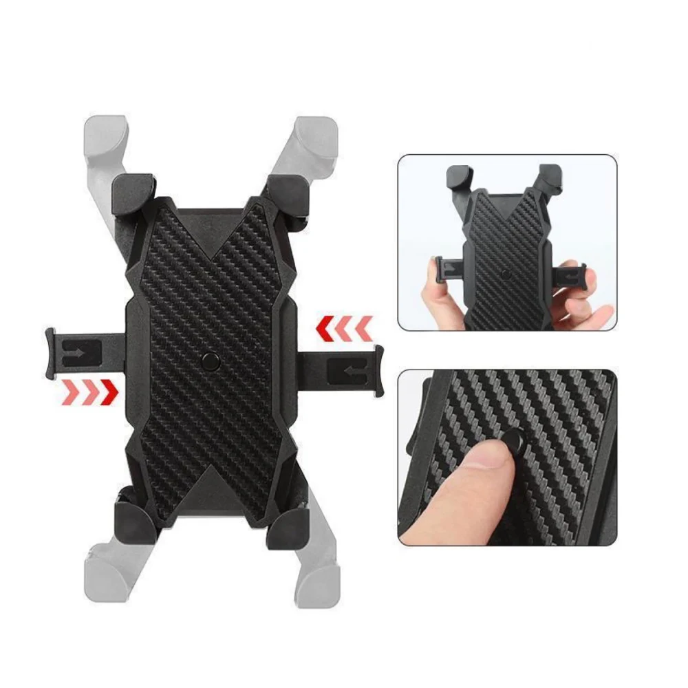 Phone Navigation Holder Auto Lock Motorcycle Electric Bicycle  Rearview Mirror Mobile Phone Navigation Holder