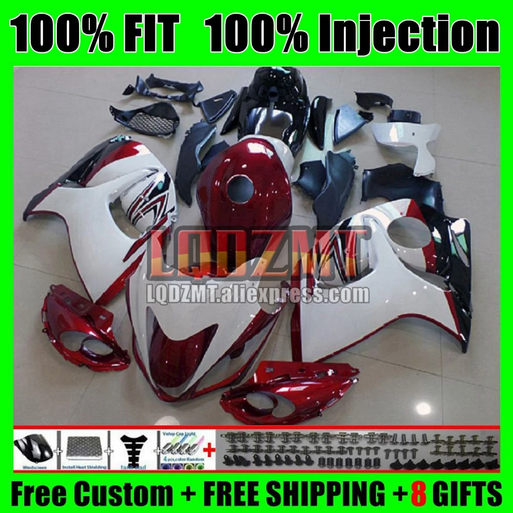 Fairing For SUZUKI Hayabusa GSXR1300 08 09 10 11 12 13 14 28No.8 GSXR 1300 Dark red GSXR-1300 2015 2016 2017 2018 2019 2020