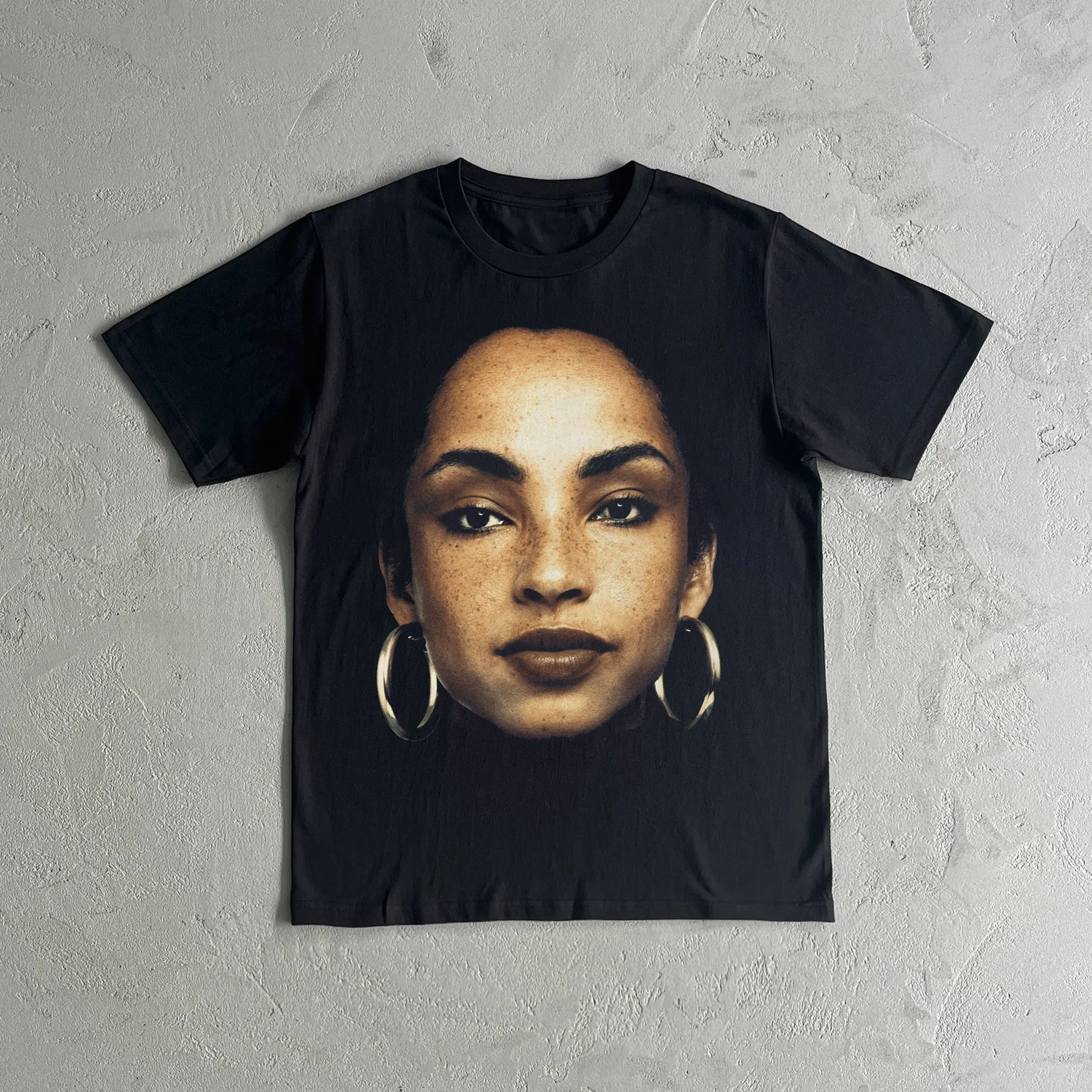 Sade Diamond Life Heavyweight T-Shirt - Sade 90er Jahre Konzert T-Shirt, Pop-Musik T-Shirt Unisex Baumwollshirt – Detail 4
